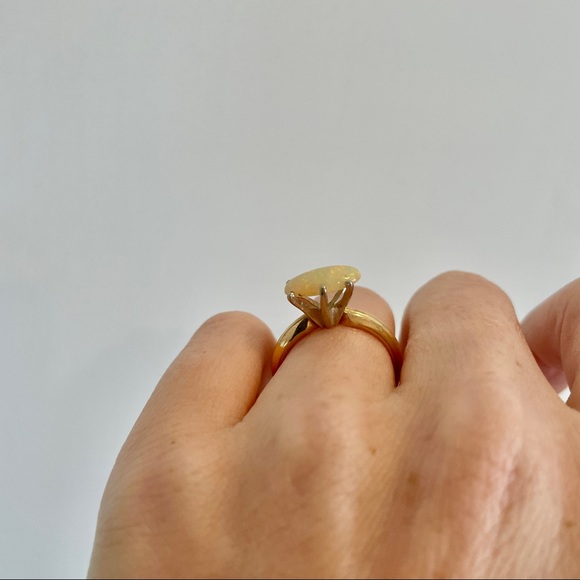 ✨OPAL RING on 14k Gold Band, In EXQUISITE Condition, Vintage - Picture 12 of 15